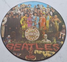 The Beatles SGT Pepper Lonely Hearts Club Band 12" Picture Disc Vinyl LP