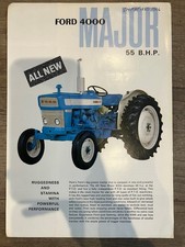 Ford Major 4000 A4 Brochure Poster
