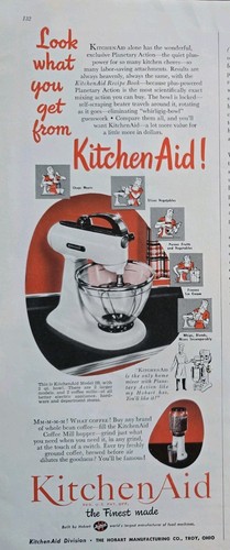 1950 kitchen aid food - kitchen,