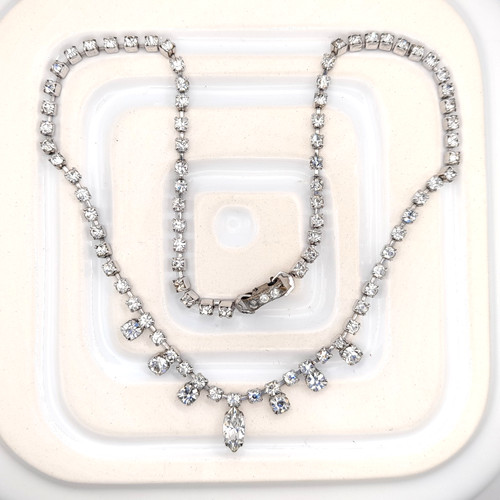 Vintage diamante bridal - diamante,