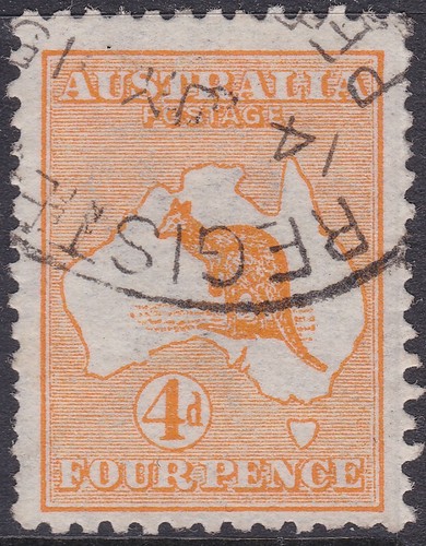 1913 orange roo kangaroo - 1913,