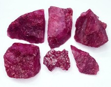 520.47 Ct Loose Gemstone Natural Red Beryl Uncut Rough Lot (Bixbite) Opaque Gems