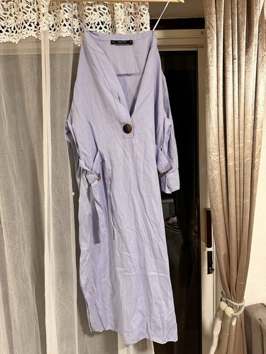 Zara light blue - zara, dress