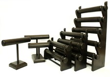 Black Wooden Bracelet Display Stand Storage Stall Shop Retail Classy Jewellery