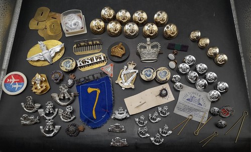 Joblot old vintage military - old,