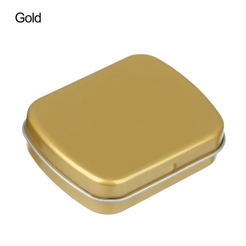 Small metal tin storage - metal,