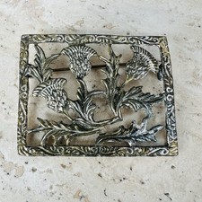 Antique Brass Thistle Scottish