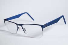 Quicksilver Eyeglasses QS Lord Mens Blue Semi-Rimless Metal Glasses Frames 54 mm