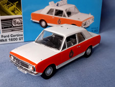 Vanguards VA04105 Ford Cortina MKII 1600 GT Lancashire Police 1:43 - With Faults