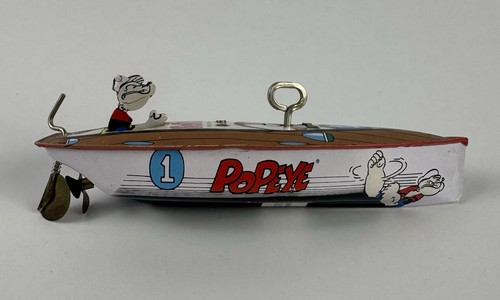 Popeye wind toy tin speed - popeye, wind-up