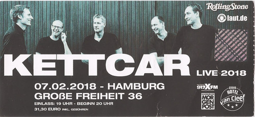 Kettcar concert 2018 - kettcar,