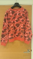 Vintage BAPE A Bathing Ape Red