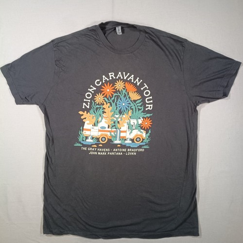 Zion caravan tour shirt xl - tour, t