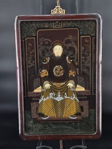 Vintage chinese reverse glass - chinese,