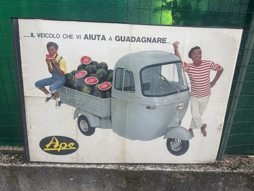 Piaggio ape billboard the - piaggio,