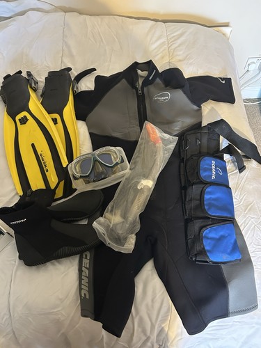Scuba diving equipment full - diving, equipment-full
