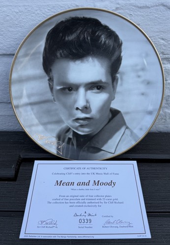 Cliff richard plate danbury - richard, by