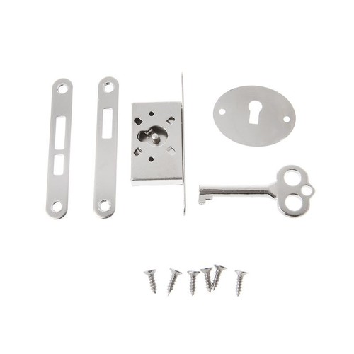 Vintage drawer lock with key - lock,