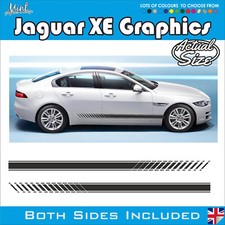 Jaguar XE XF Side Custom Stripes R Sportbrake Decals Stickers Graphics 005