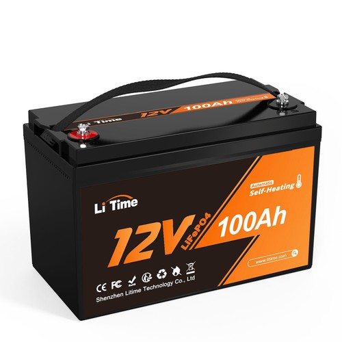 Litime 12v 100ah self heating - 12v,