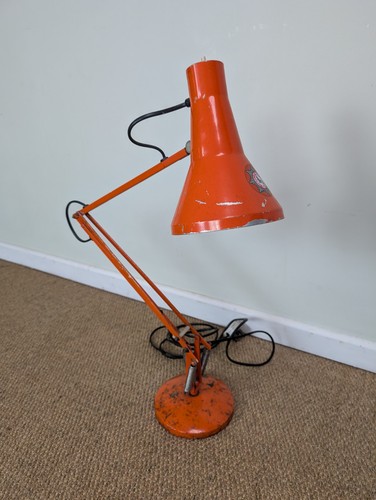 Vintage orange anglepoise lamp - vintage,