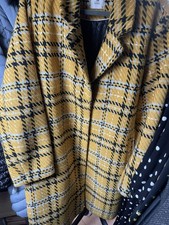 TU Ladies Coat In Mustard And