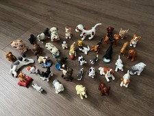 Vintage MEG 1990s PVC Puppy in My Pocket Animal Cat Dog Figure Bundle Rare x40