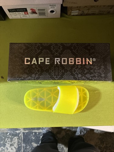 Cape robbin sandals yellow - cape,