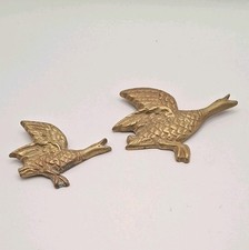Pair vintage flying ducks wall - vintage,