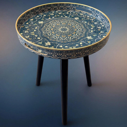 Round outdoor side tables - outdoor,