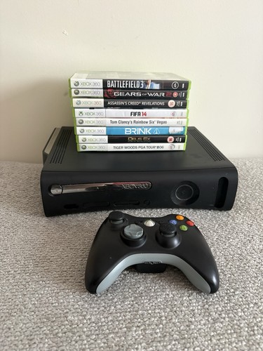 Microsoft xbox 360 black 120gb - 360,
