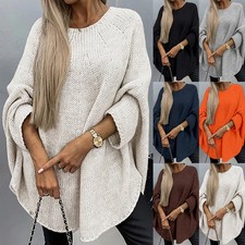 Plus Size Womens Pullover Long