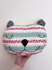 Floral Ditsy Green Cat Cushion