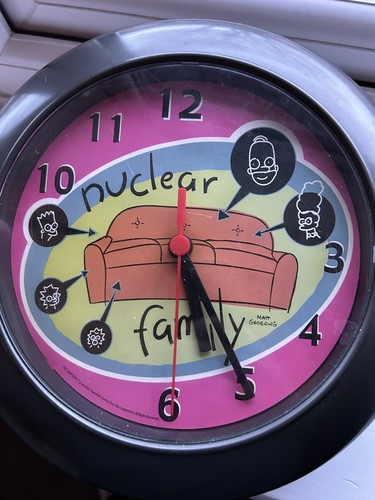 The simpsons wall clock - the,