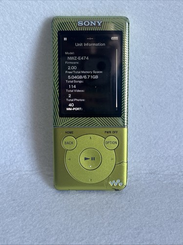 Sony walkman new e474 8gb - sony,