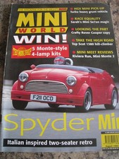MINI WORLD AUG 1998 HGV MINI