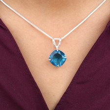 Swiss Blue Topaz Gemstone 925