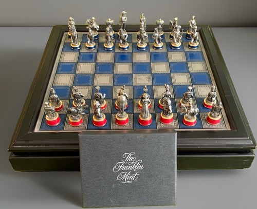 Franklin mint waterloo chess - mint,