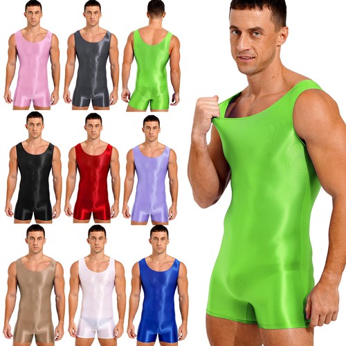 Men one piece vest leotard - one,