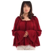 BLESSUME Medieval Wench Renaissance Cosplay Costume Peasant Blouse Top