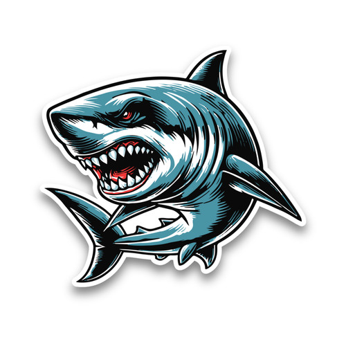 Evil great white shark - great, animal