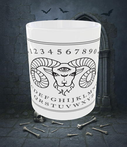Gothic ouija board mug - board,
