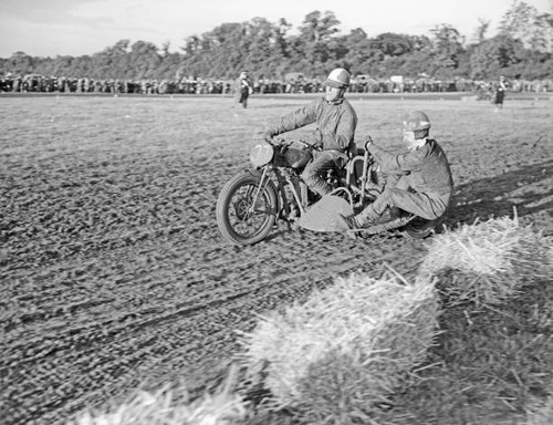 Motorcycle and side car - motorcycle,