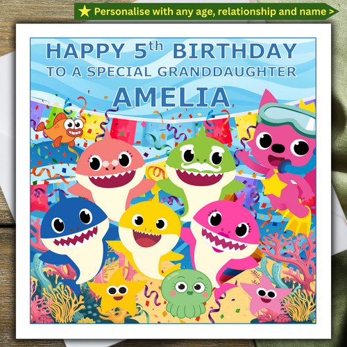 Baby shark personalised - baby,