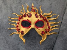Handmade Gold Leather Mardi
