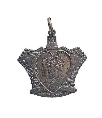 1902 crown coronation medal - 1902, of