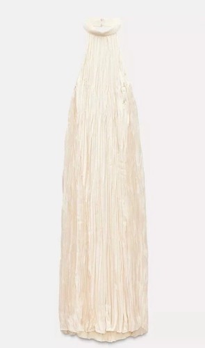 Zara ivory crinkle - ivory, halter