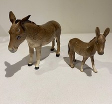 Vintage Beswick England Donkey & Foal  