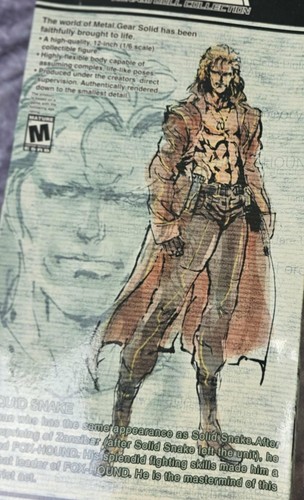 Metal gear solid figure - metal,