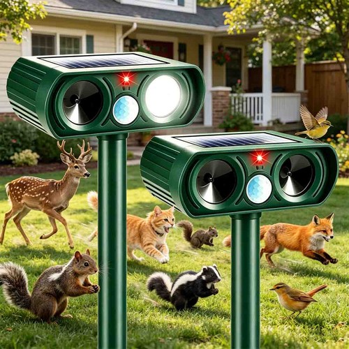 Outdoor solar animal repeller - solar,